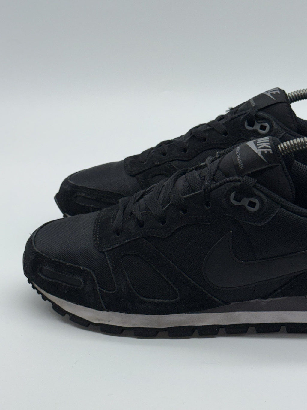 Nike Air Waffle Trainer 'Black x Grey Suede' (2016) – UK 8
