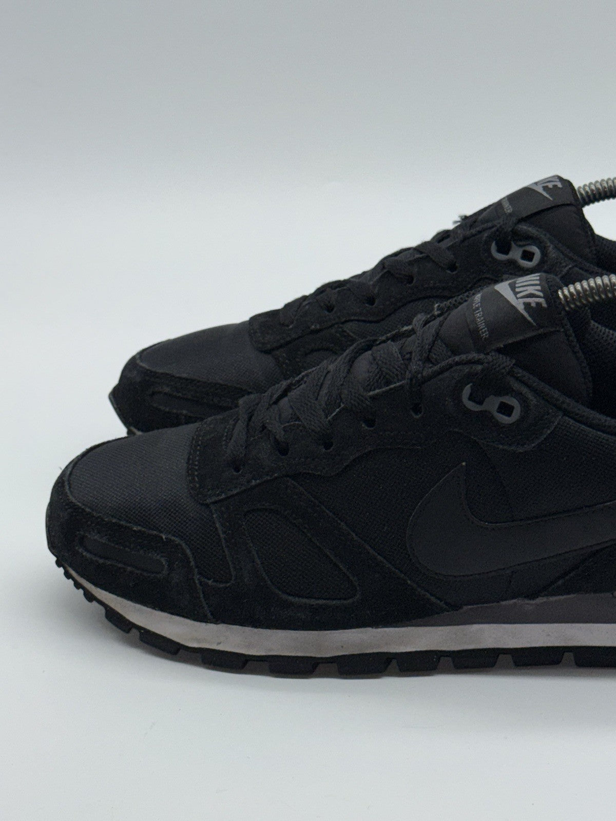 Nike Air Waffle Trainer 'Black x Grey Suede' (2016) – UK 8