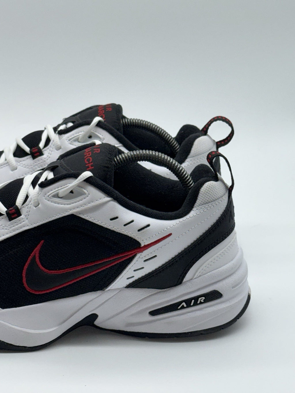 Nike Air Monarch IV 'White x Black x Red' (2023) – UK 9