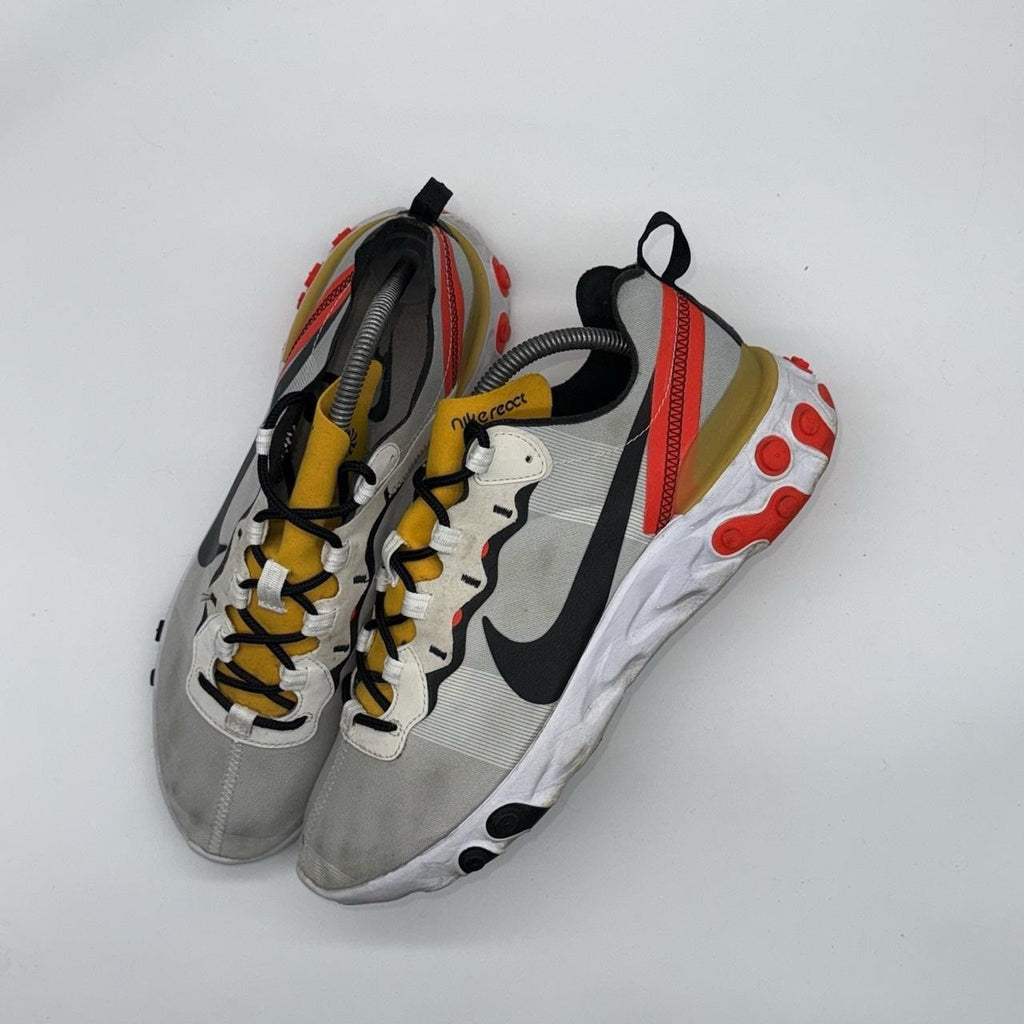 Nike React Element 55 'White x Black x Crimson' trainers – UK 8.5
