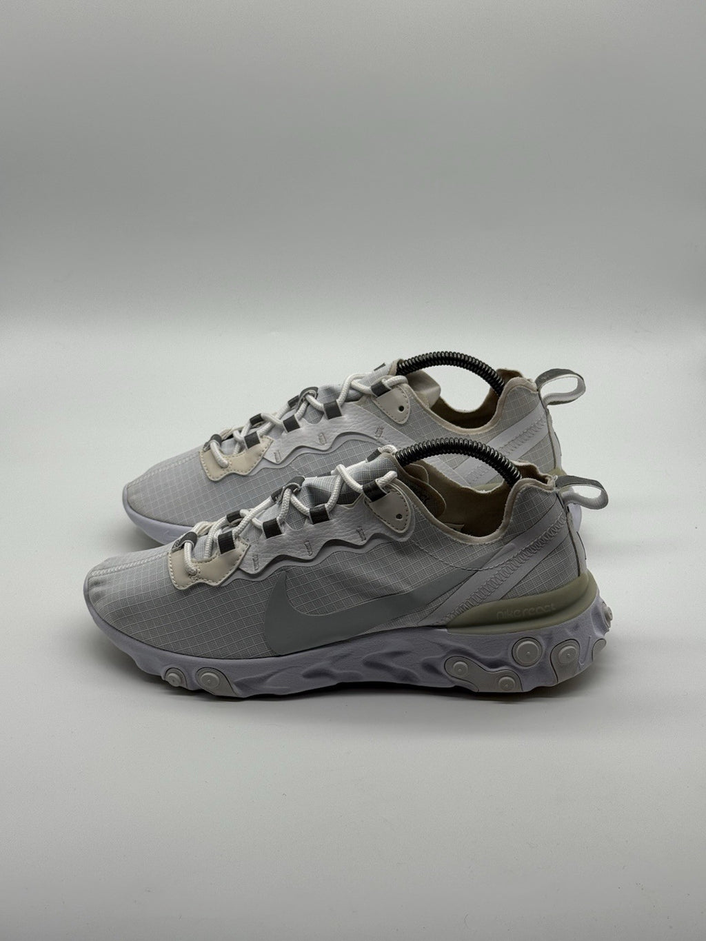 Nike React Element 55 'Pure Platinum x White' (2018) – UK 7.5