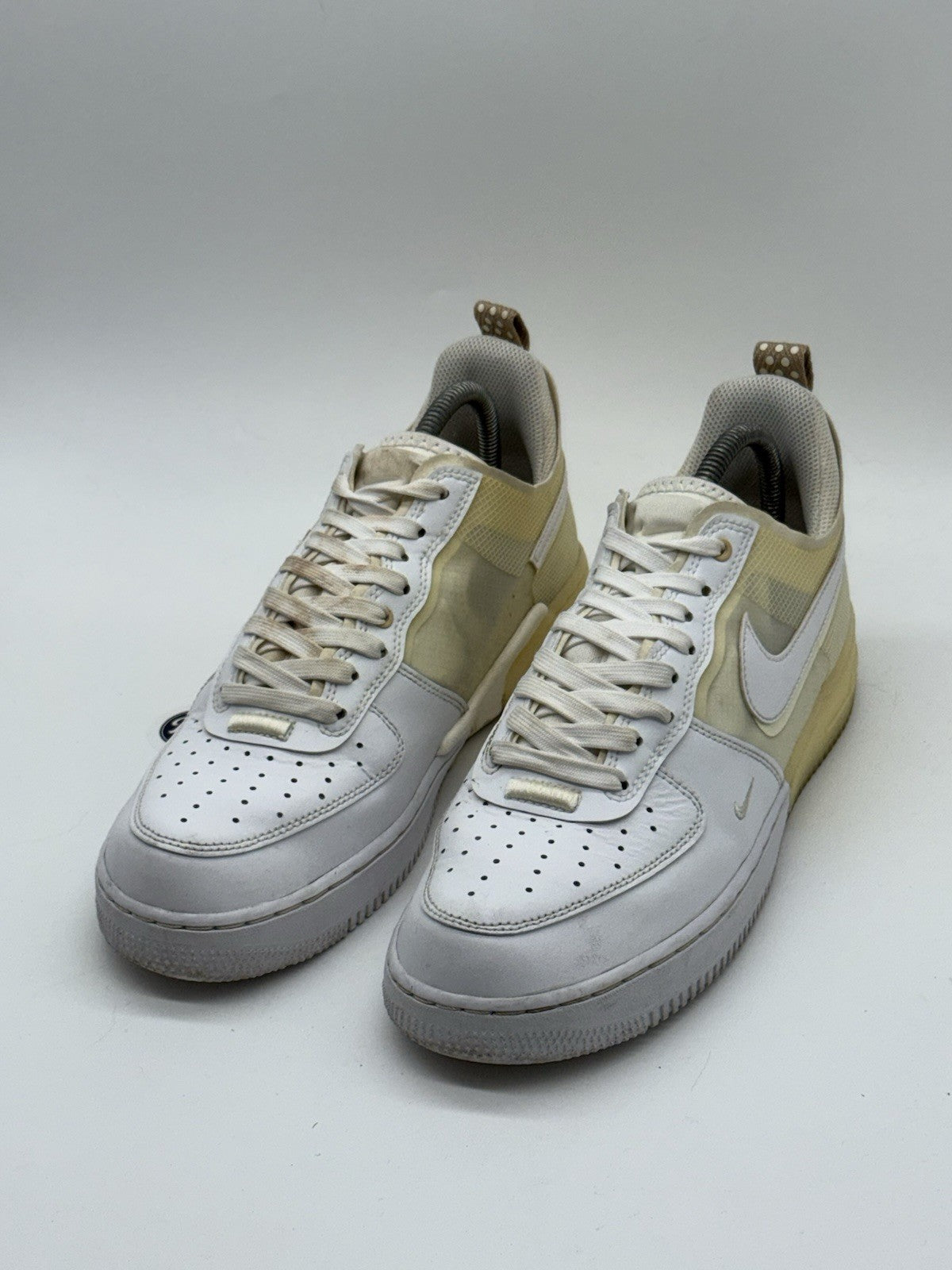 Nike Air Force 1 React 'Split White x Coconut Milk' – UK 7
