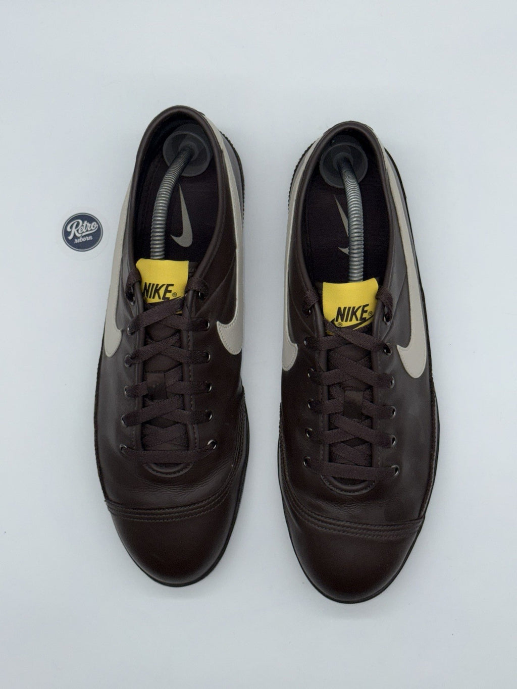 Nike Flash Leather 'Brown x Yellow' (2001) – UK 9.5