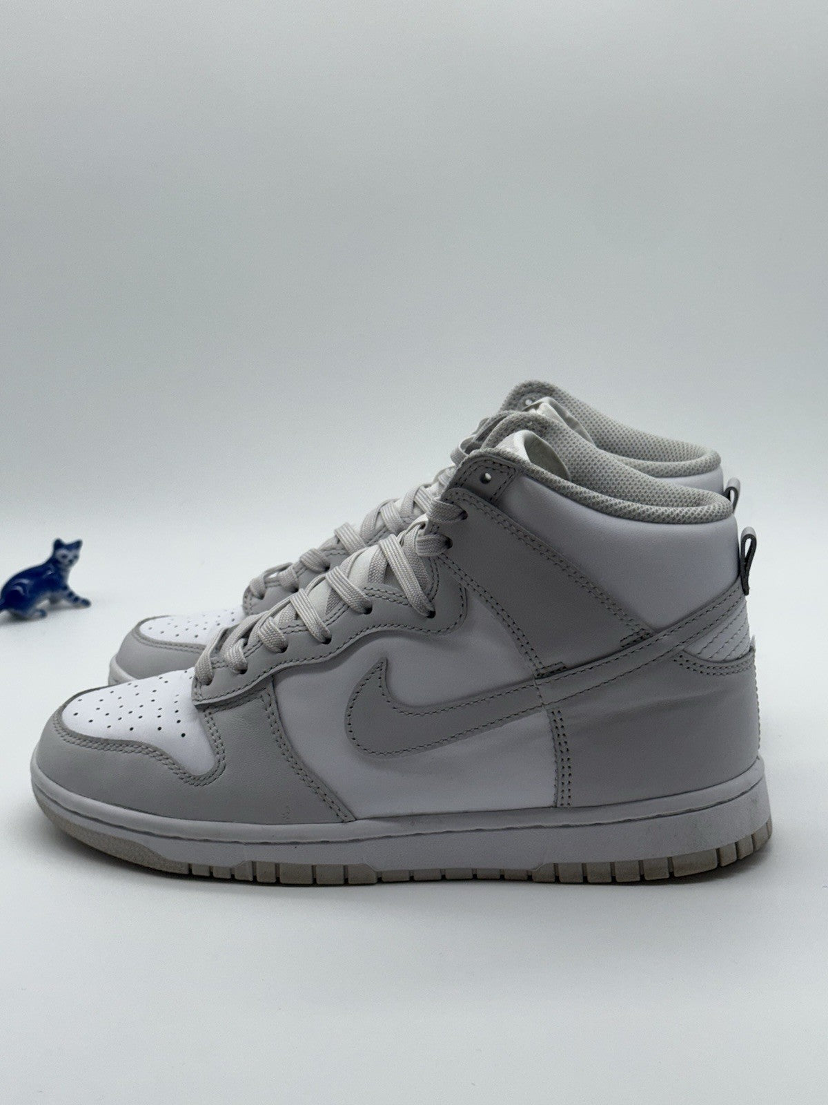 Nike Dunk High Retro White Vast Grey - Size UK 6 (DD1399-100)