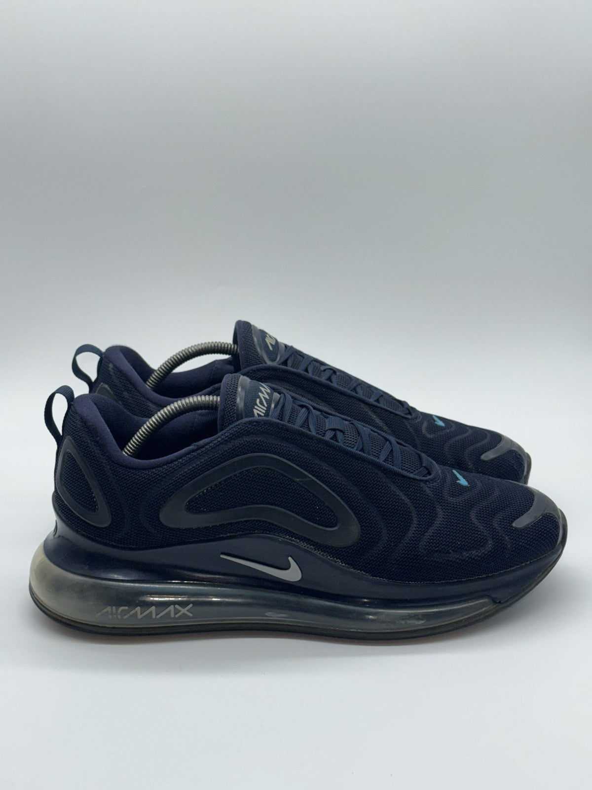 (2019) Nike Air Max 720 Obsidian Navy Blue Retro Trainers UK 10.5