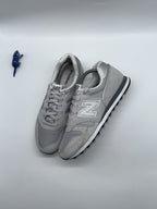 New Balance 373 Light Grey x White Trainers Size UK 8