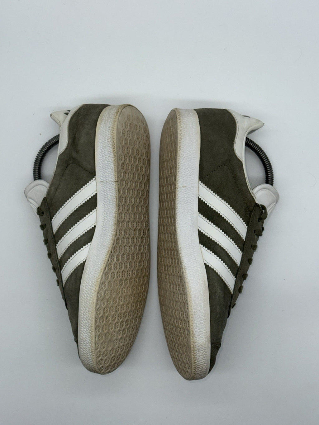 Adidas Gazelle Olive Green White Suede Men’s UK 7 (CQ1784)