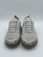Nike Air Max 720 White Metallic Platinum Trainers Size UK 7.5 (AO2924-100)