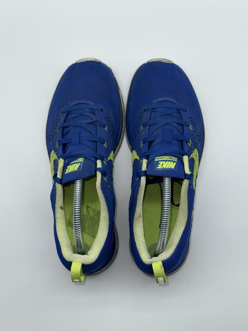 Nike Flyknit Lunar 1 ‘Royal Blue Volt’ Running Shoes UK 6.5 (554887-474)