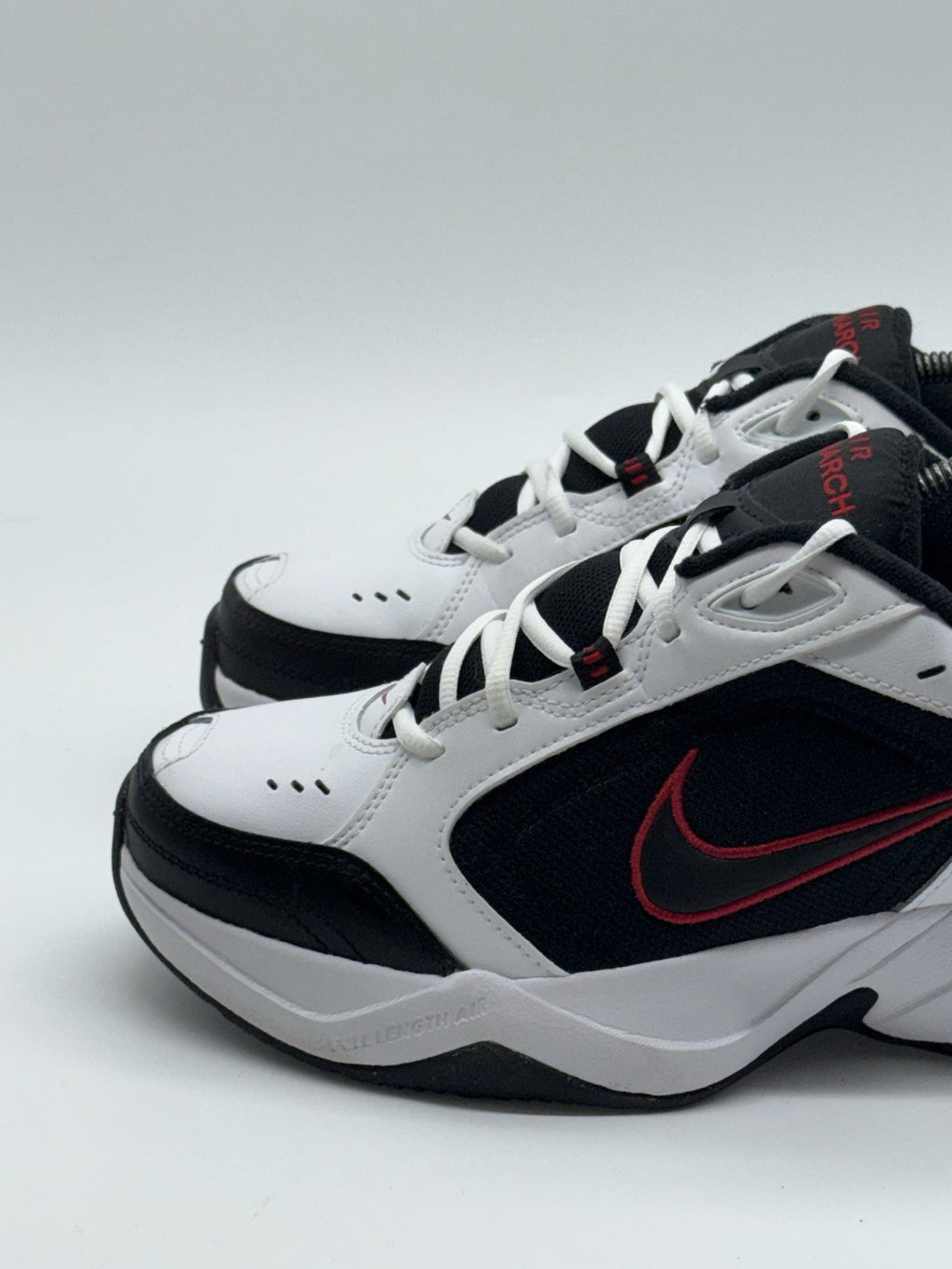 Nike Air Monarch IV 'White x Black x Red' (2023) – UK 9