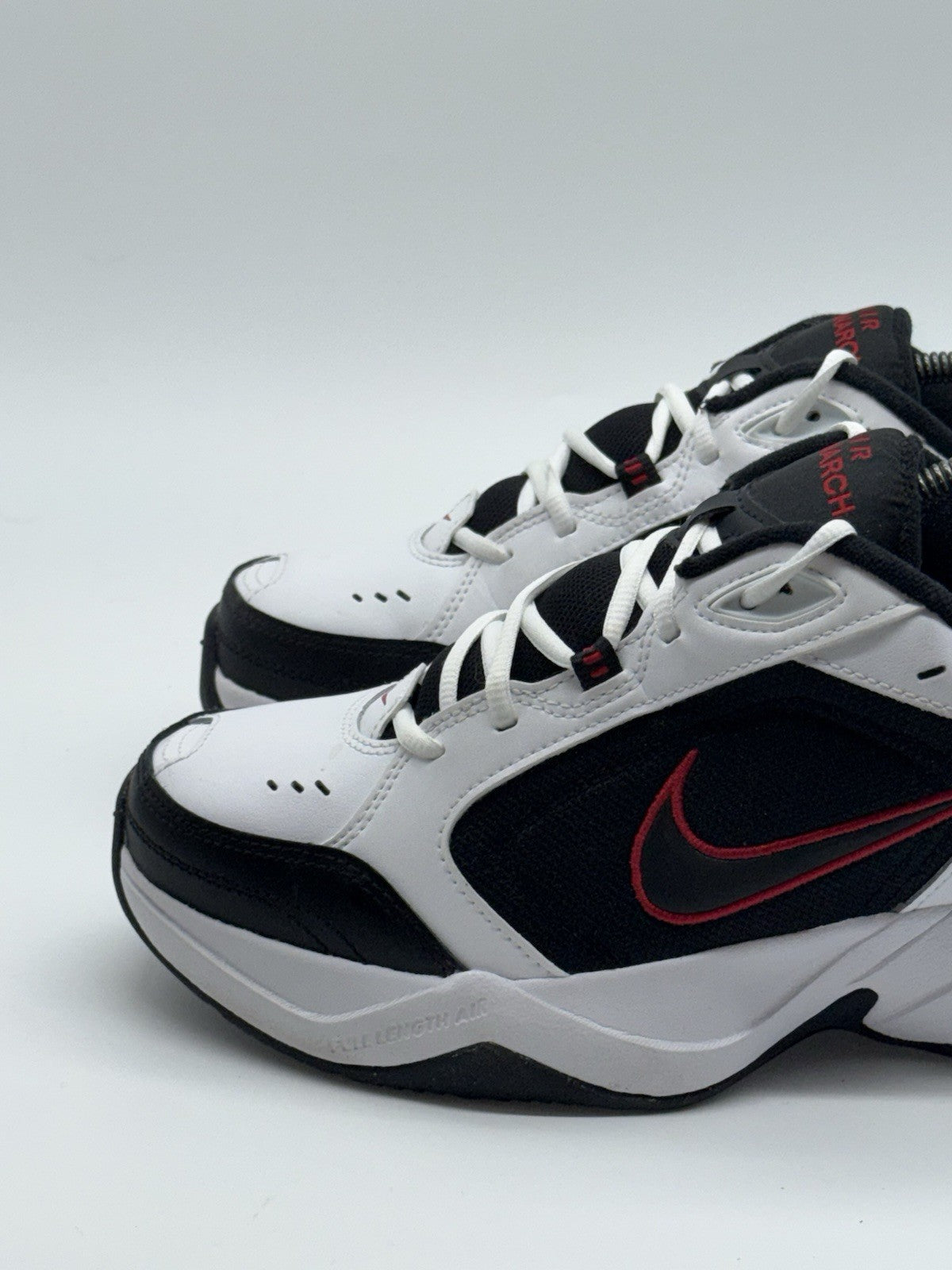 Nike Air Monarch IV 'White x Black x Red' (2023) – UK 9