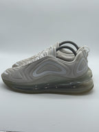 Nike Air Max 720 White Metallic Platinum Trainers Size UK 7.5 (AO2924-100)