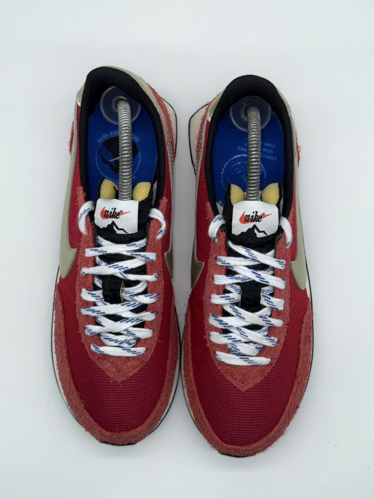 (2021) Nike Waffle Trainer 2 SD Gym Red Metallic Gold Star UK 7 (DC8865-600)