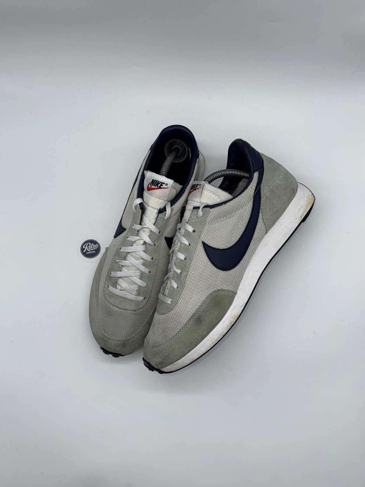 Nike Air Tailwind 'Light Bone x Midnight Navy' (2014) – UK 9