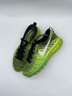 (2015) Nike Flyknit Air Max Voltage Green Volt x Black Retro Trainers UK 7.5