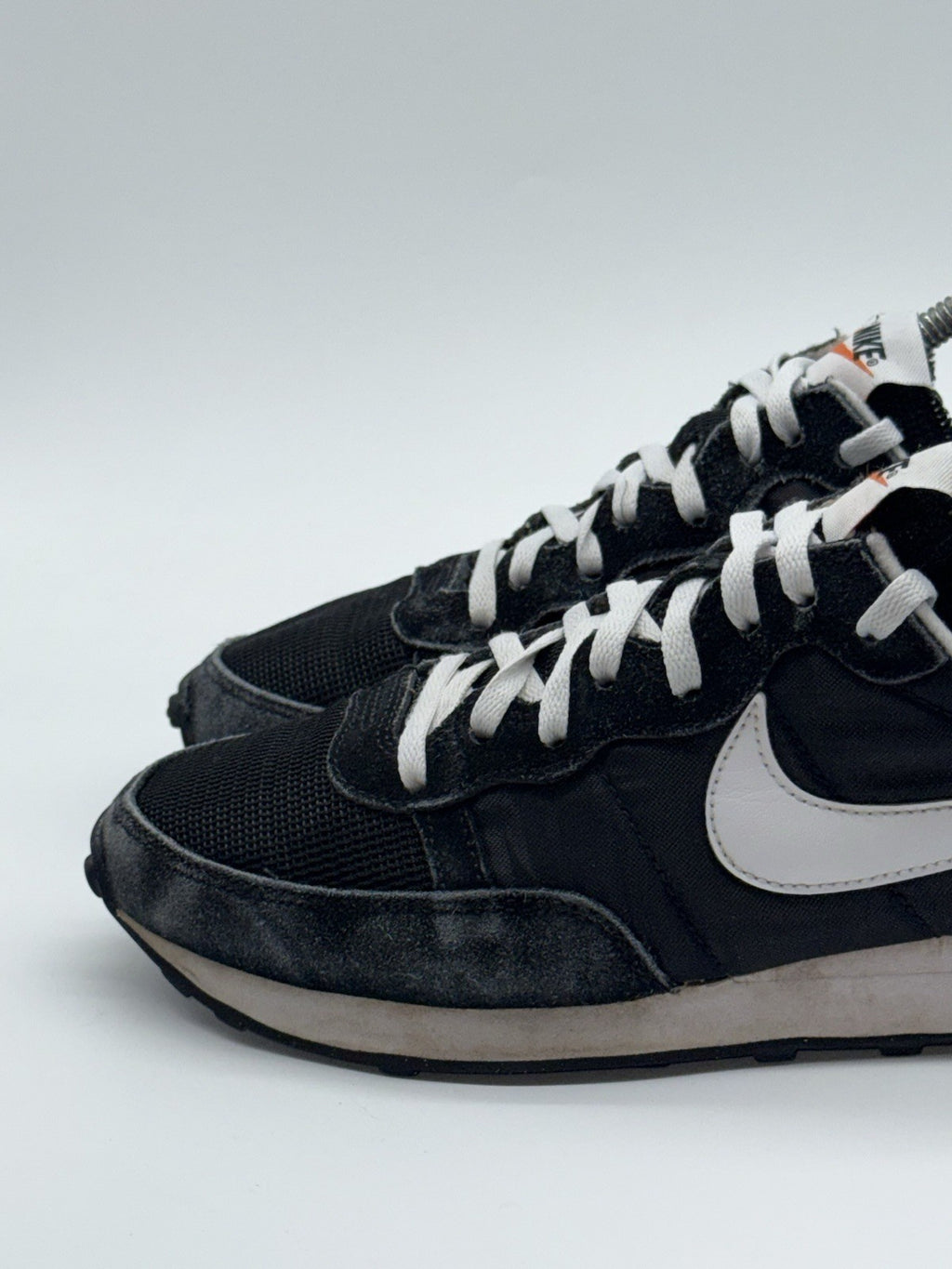 Nike Challenger OG Black x White Size UK 7 Retro Trainers