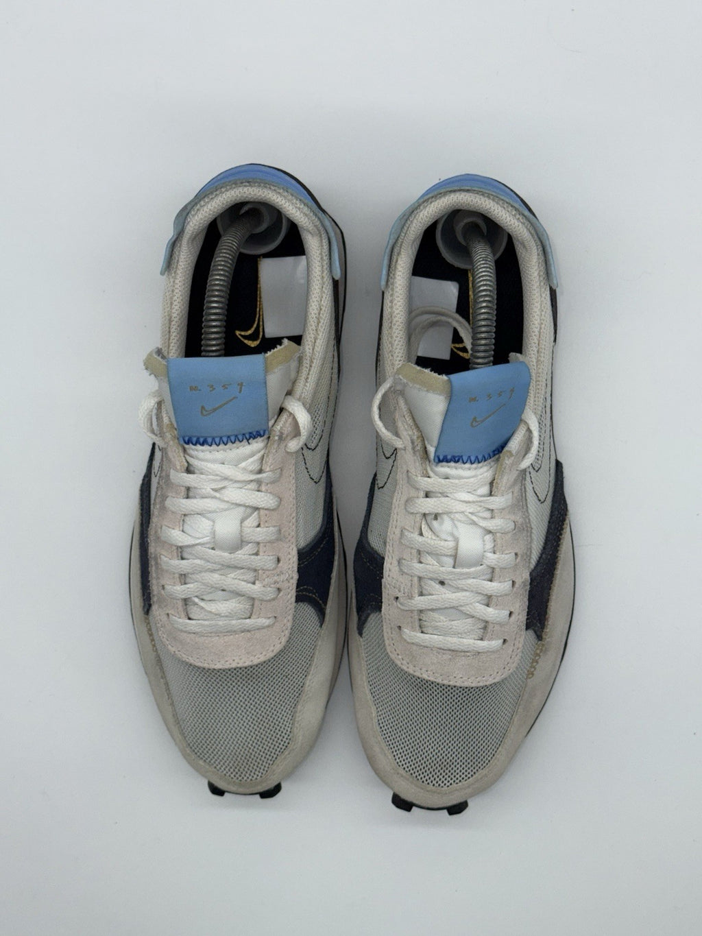 (2020) Nike Daybreak Type White x Laser Blue Retro Trainers Size UK 7