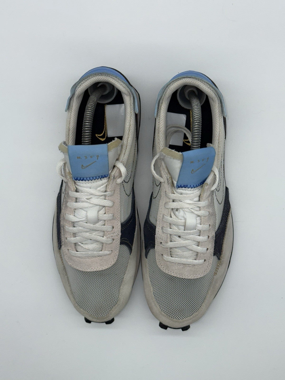 (2020) Nike Daybreak Type White x Laser Blue Retro Trainers Size UK 7