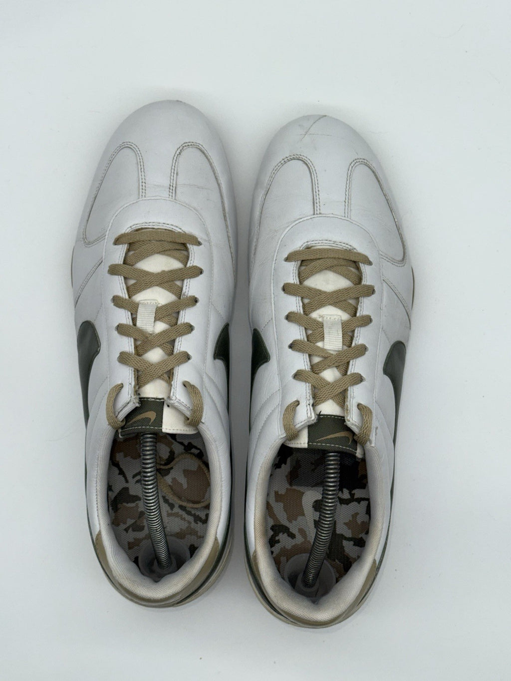 (2006) Vintage Nike Sprint Brother White x Olive Green Trainers Men’s UK 11