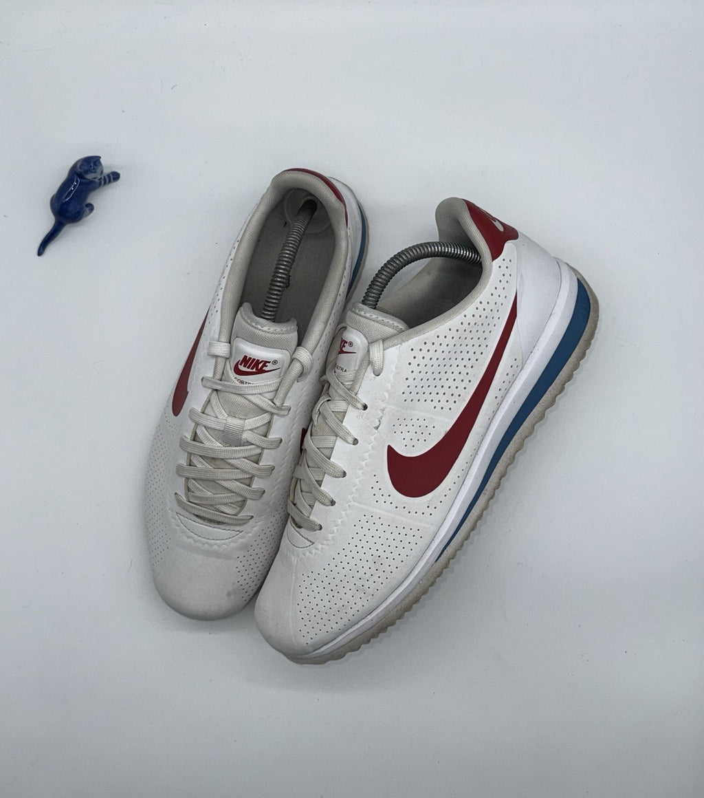 Nike Classic Cortez Ultra Moire OG (845013-100) Forrest Gump White Red UK 7.5