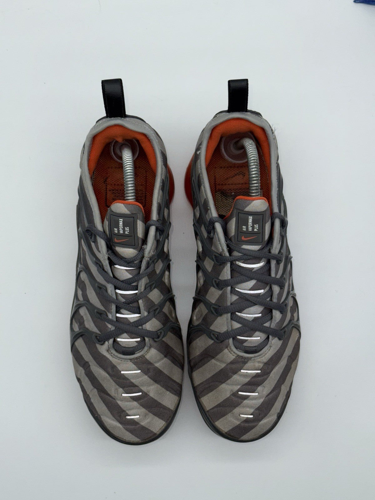 Nike Air VaporMax Plus Wolf Grey Stripes Monsoon Blue UK 7 (924453-020)