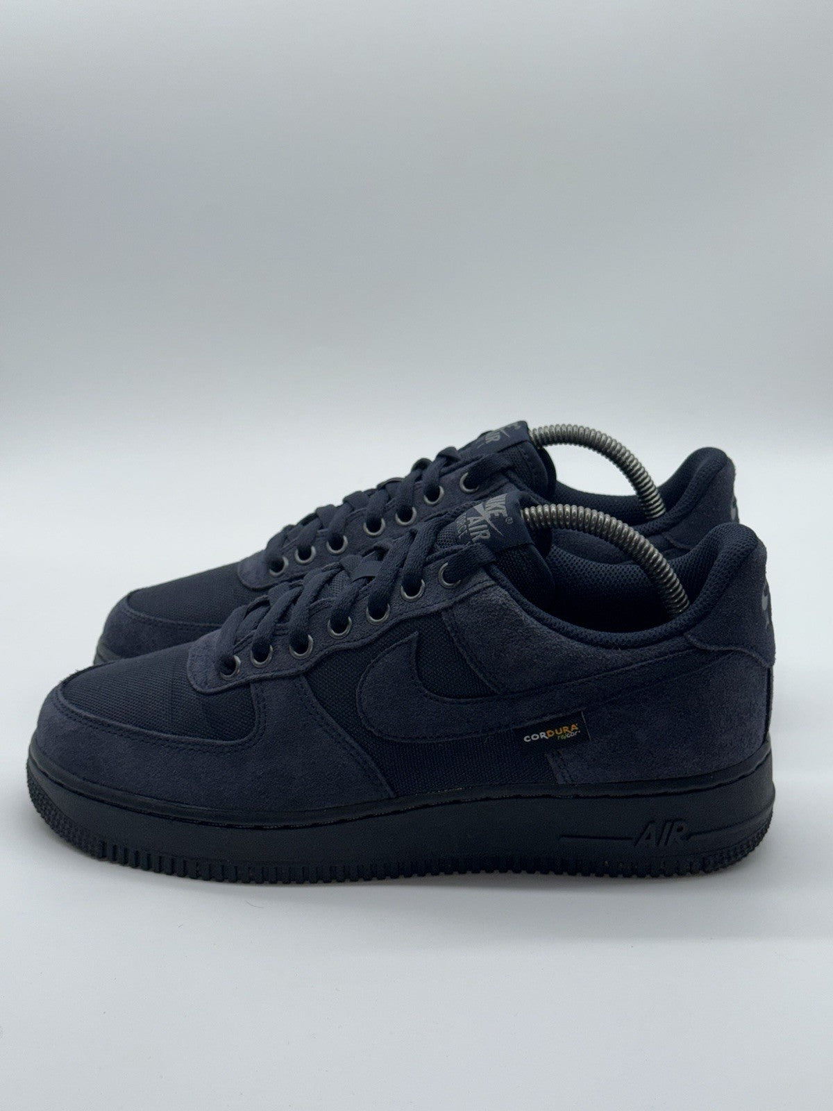 (2024) Nike Air Force 1 Cordura Dark Obsidian Navy Retro Suede Size UK 7