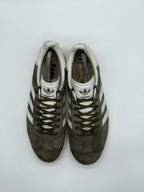 Adidas Gazelle Olive Green White Suede Men’s UK 7 (CQ1784)