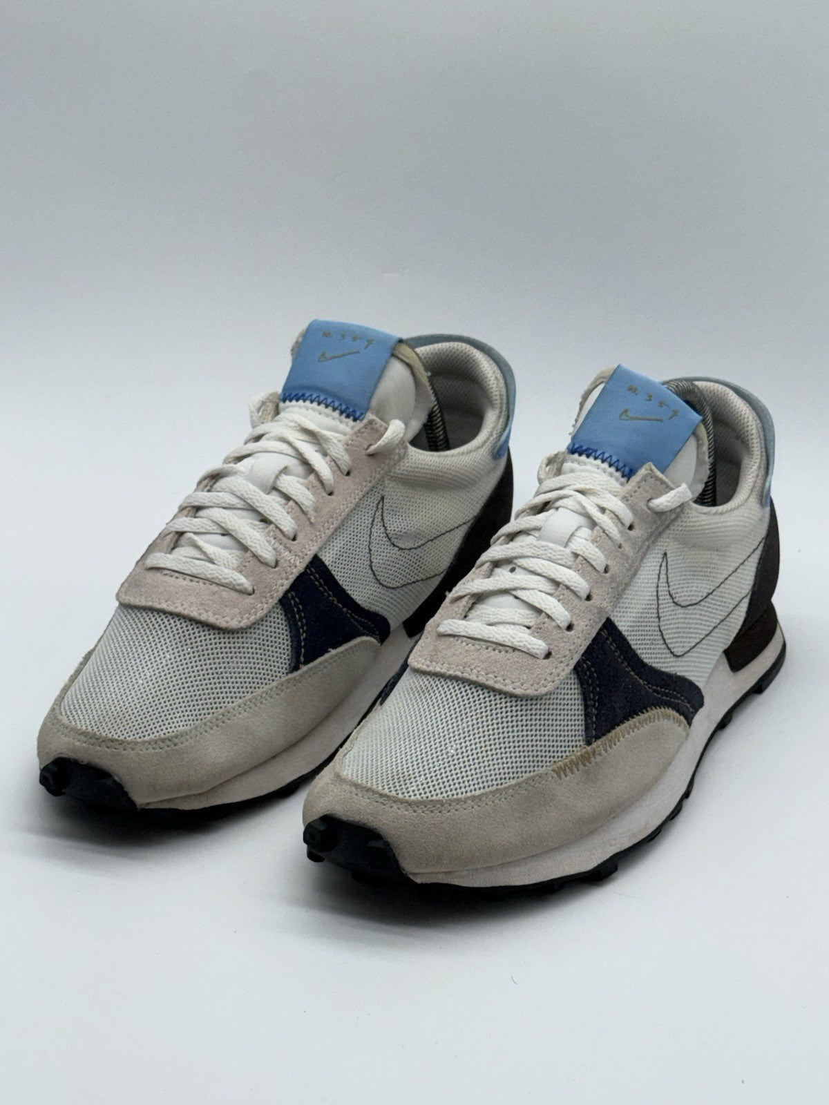 (2020) Nike Daybreak Type White x Laser Blue Retro Trainers Size UK 7