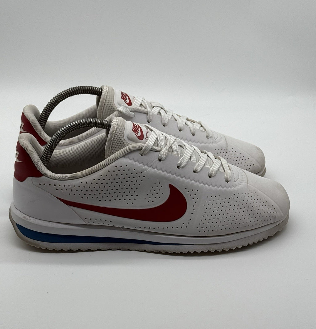 Nike Classic Cortez Ultra Moire OG (845013-100) Forrest Gump White Red Mens UK 7