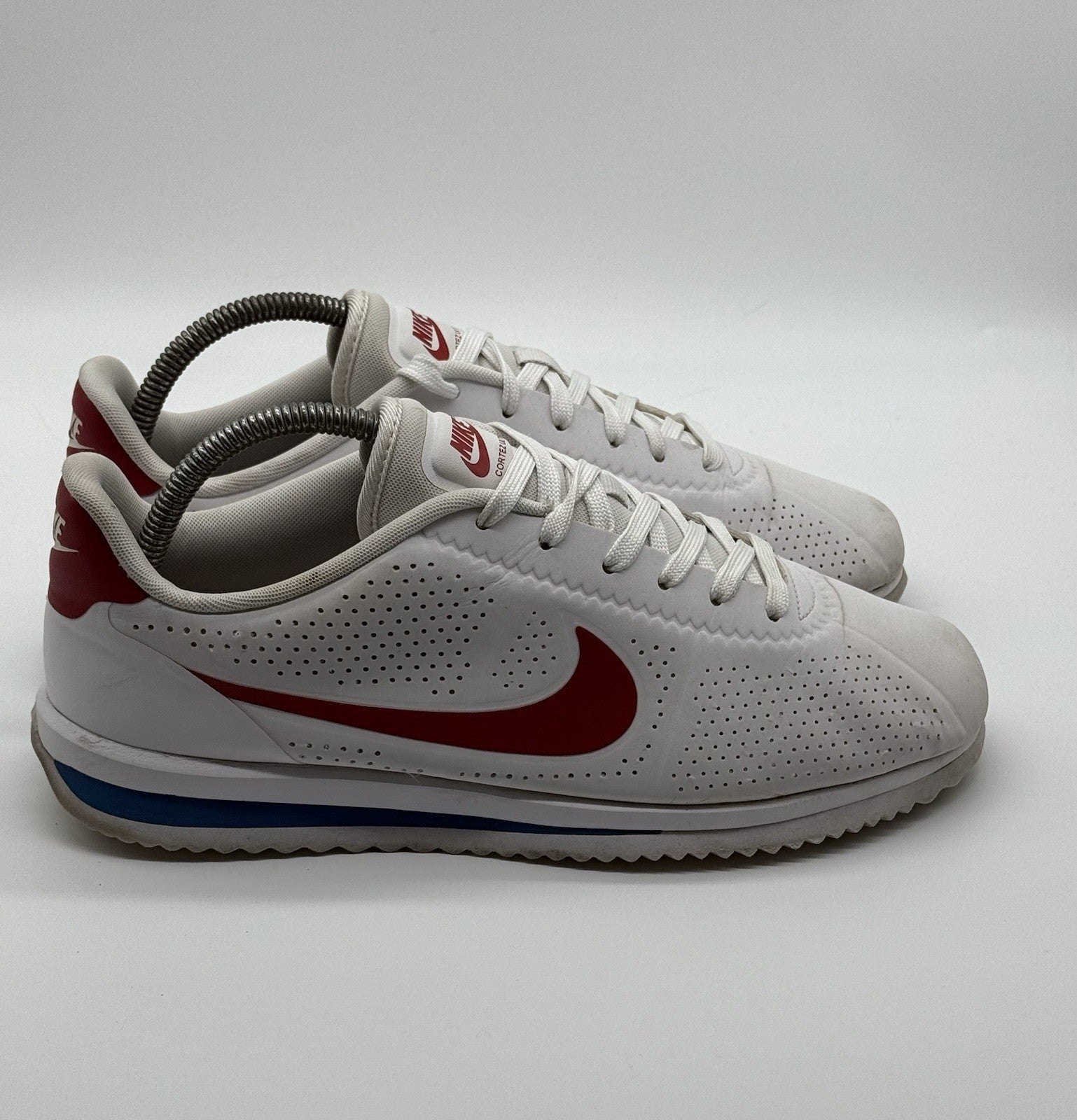 Nike Classic Cortez Ultra Moire OG (845013-100) Forrest Gump White Red Mens UK 7