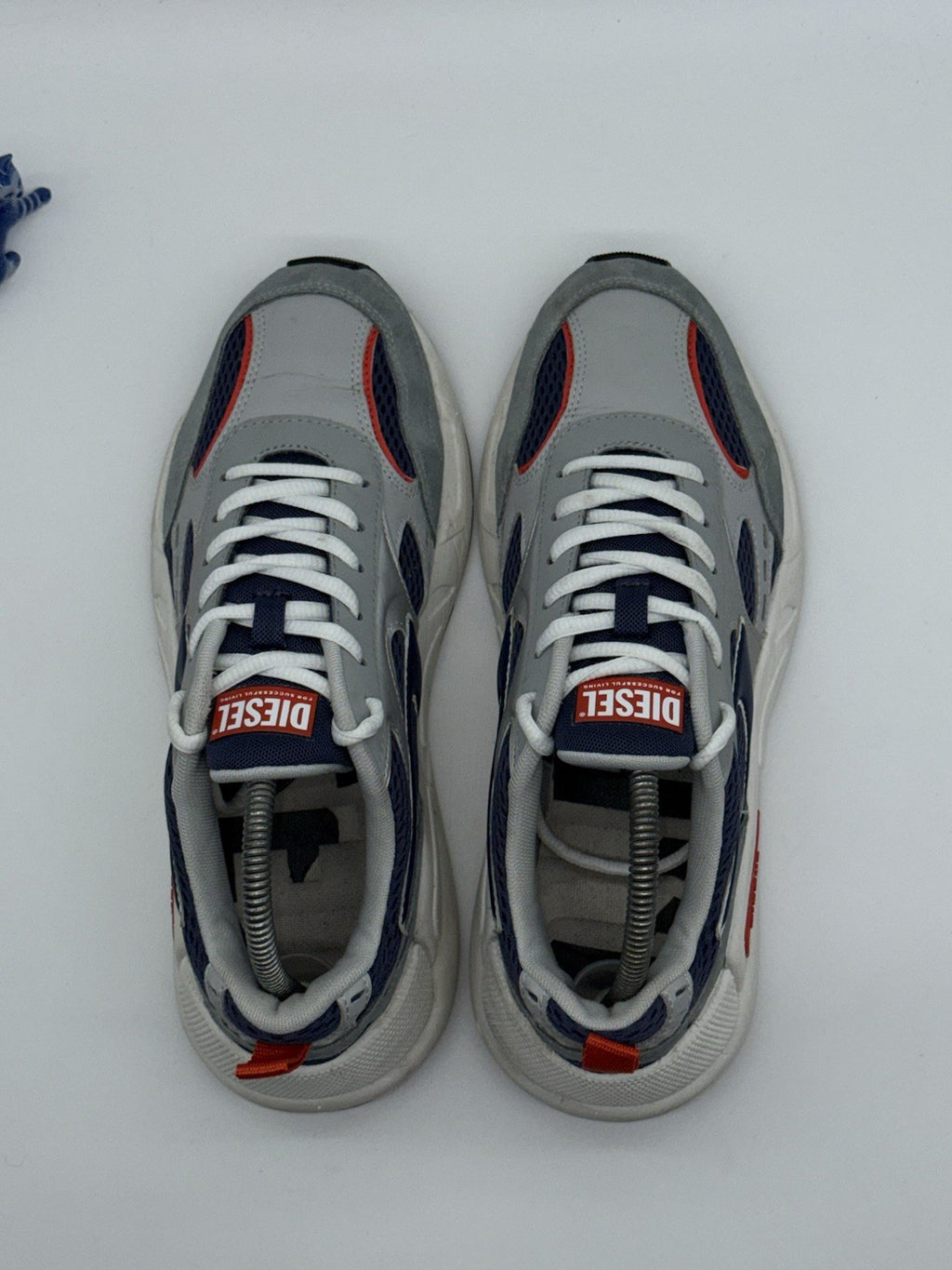 Diesel S-Serendipity Grey x Navy x Red Trainers Men’s UK 7