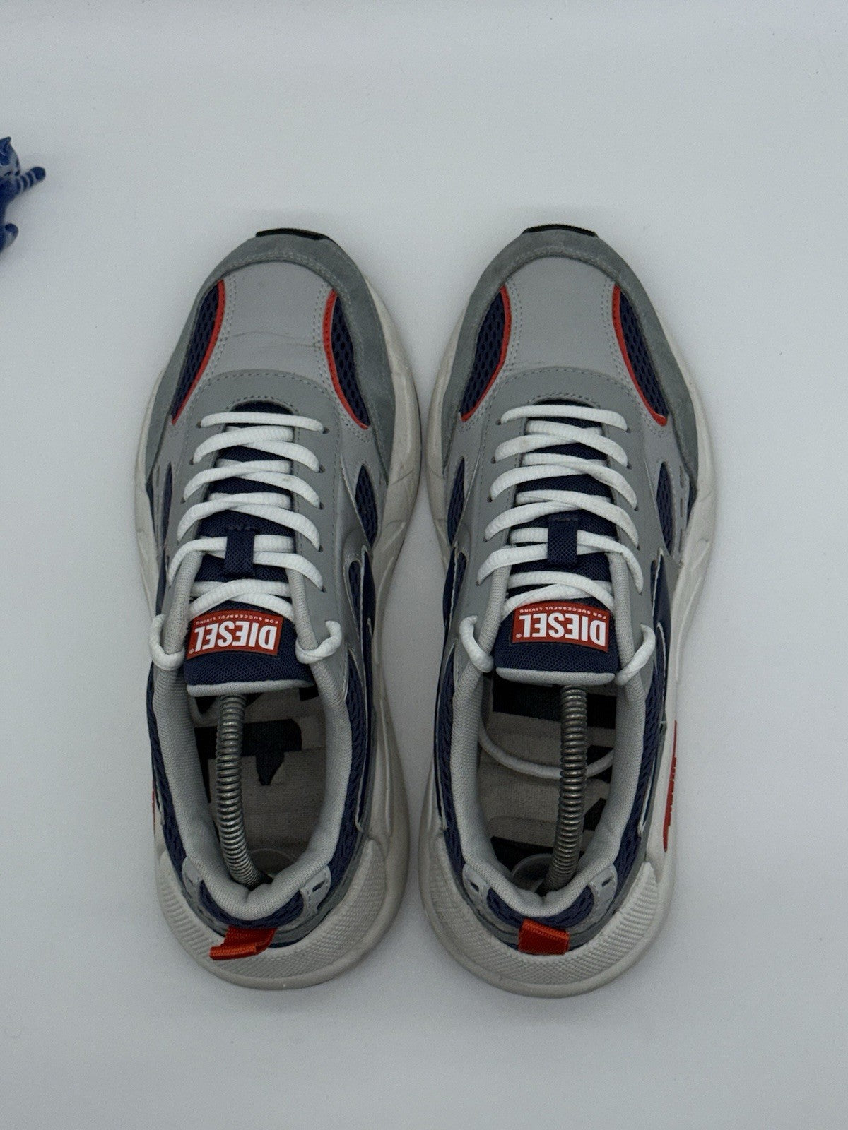 Diesel S-Serendipity Grey x Navy x Red Trainers Men’s UK 7