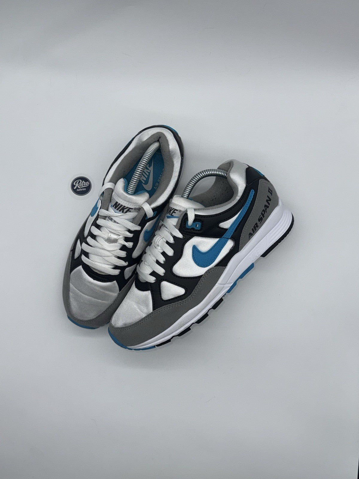 Nike Air Span II 'Black x Laser Blue x White' trainers – UK 6