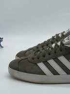 Adidas Gazelle Olive Green White Suede Men’s UK 7 (CQ1784)