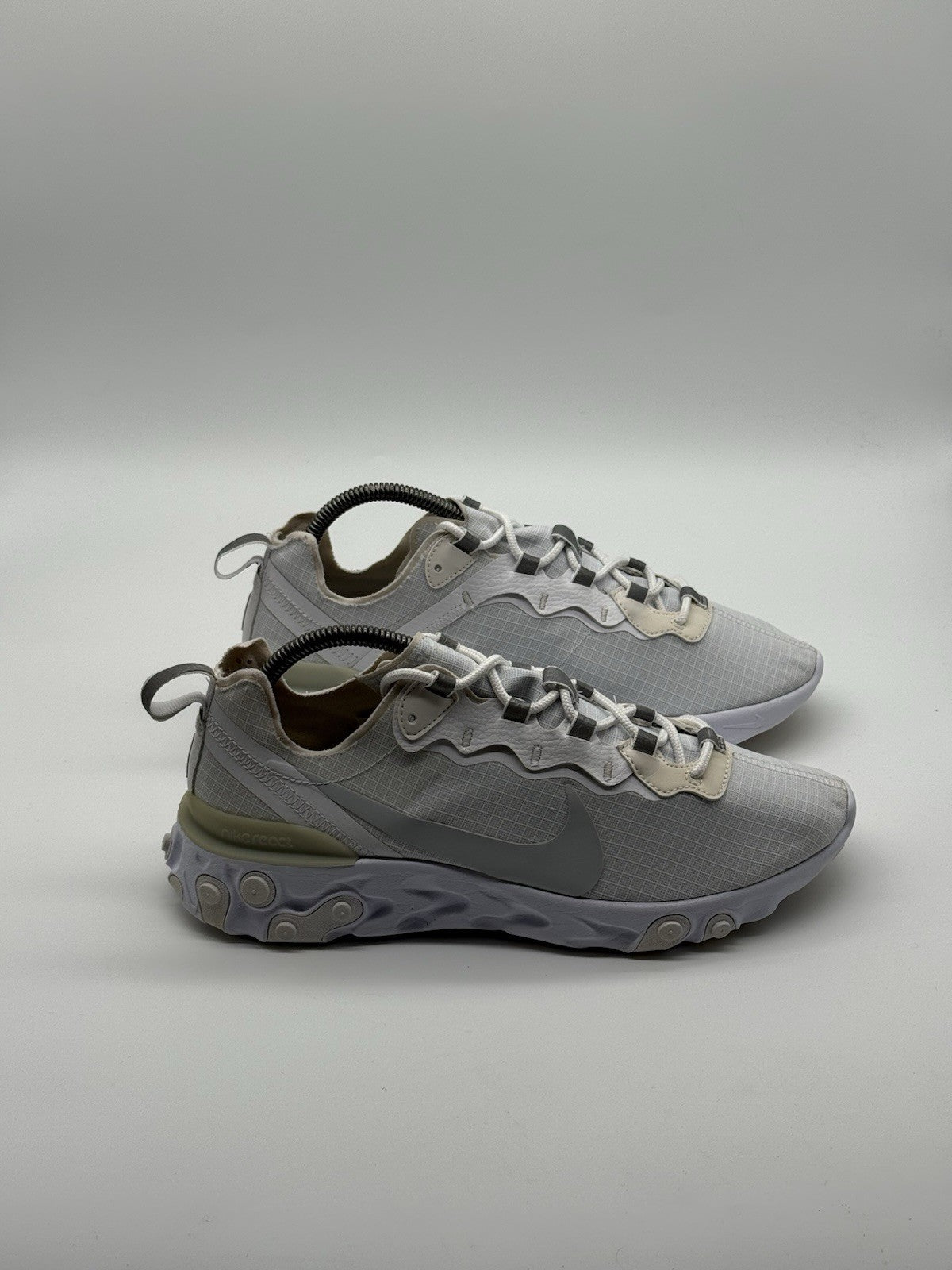 Nike React Element 55 'Pure Platinum x White' (2018) – UK 7.5