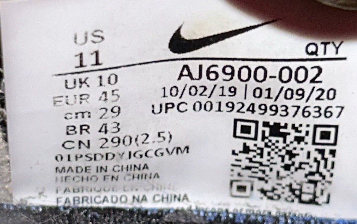 (2019) Nike Air VaporMax Flyknit 3 UK 10 (EUR 45 Black White AJ6900 002