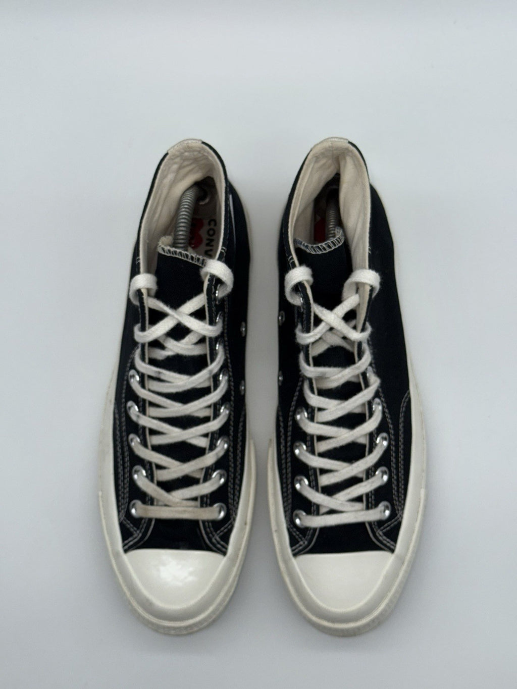 Comme des Garcons Play x Converse Chuck 70 High Red Heart Black Size UK 9