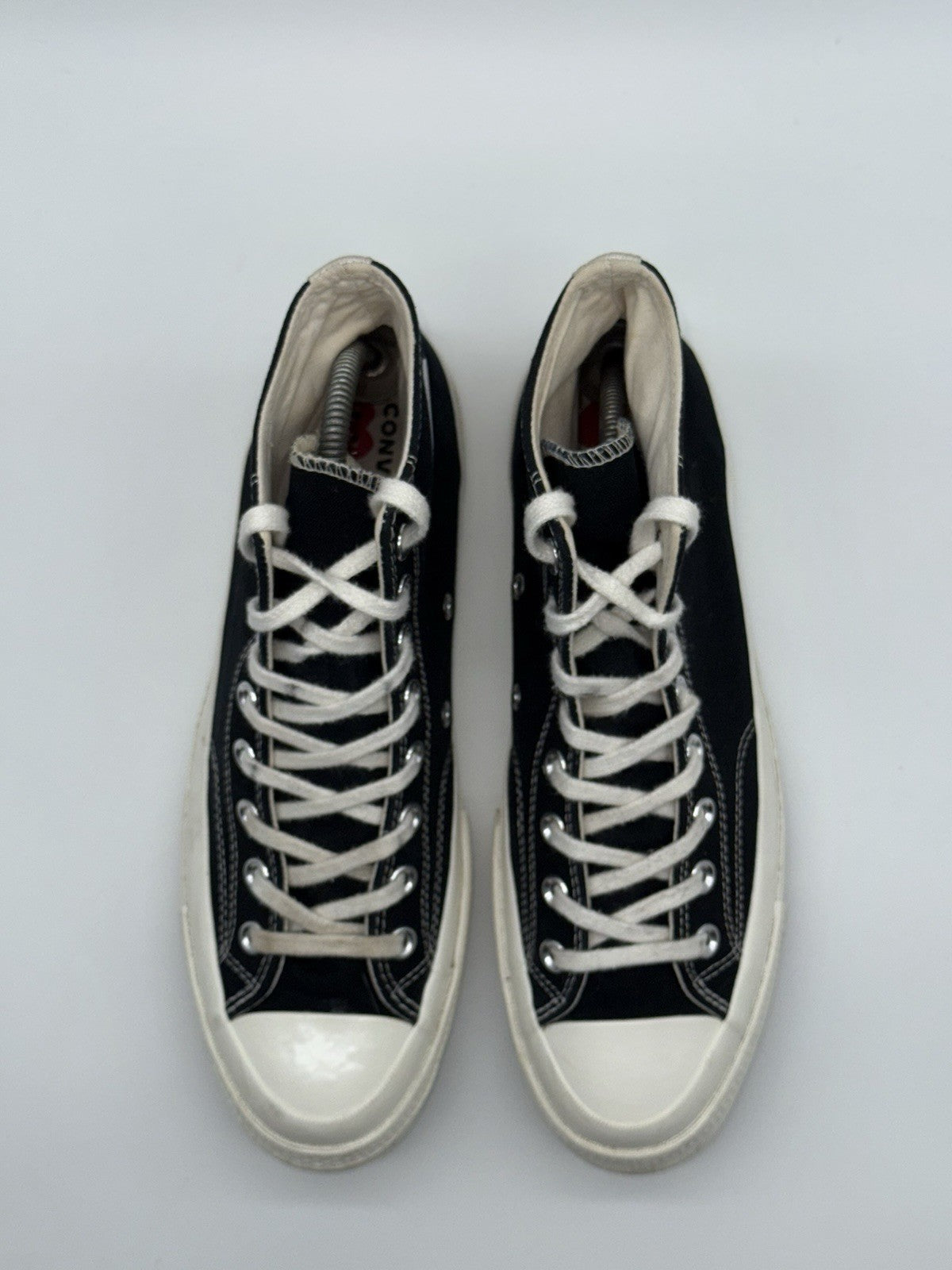 Comme des Garcons Play x Converse Chuck 70 High Red Heart Black Size UK 9