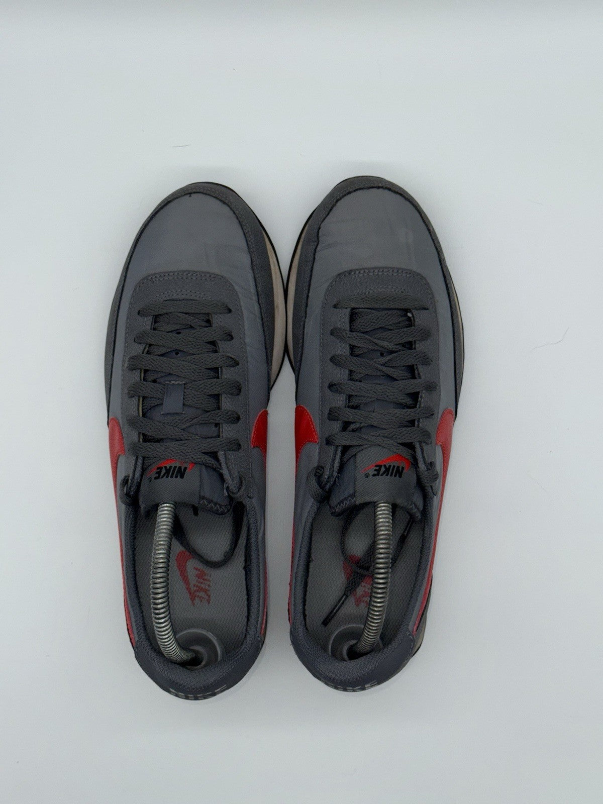 (2013) Nike Elite Vintage Waffle Trainers Grey & Red Men’s Size UK 8