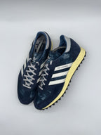(2022) Adidas Originals TRX Vintage Parley Bleached Crew Navy White Men’s UK 10