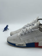 Adidas NMD R1 V2 White x Lush Red x Blue UK Size 7.5 FX4148