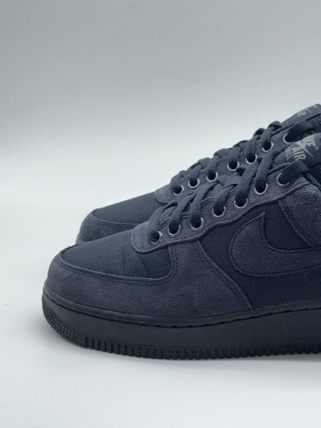 (2024) Nike Air Force 1 Cordura Dark Obsidian Navy Retro Suede Size UK 7
