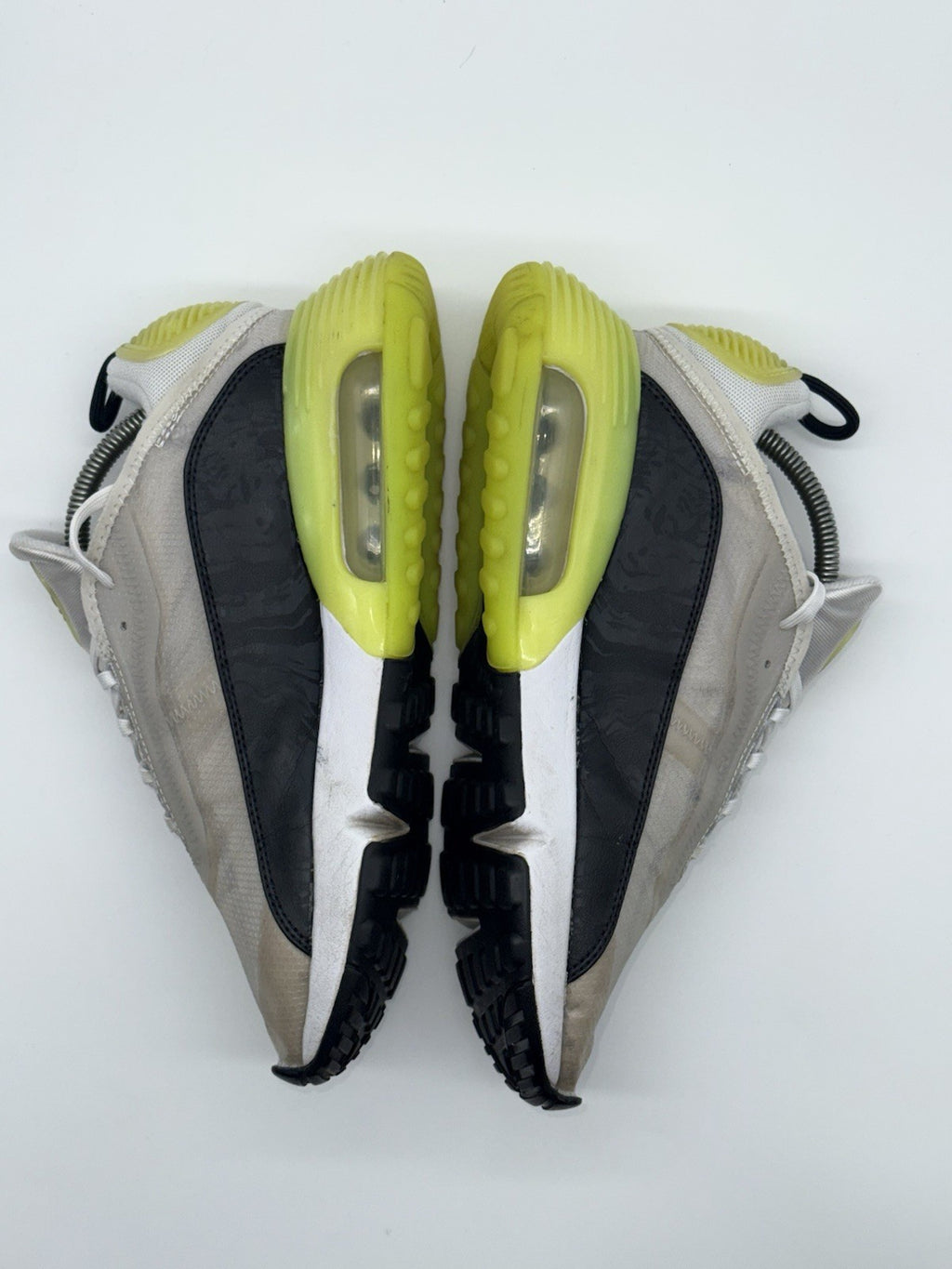 Nike Air Max 2090 White Volt Neon Green Cool Grey UK 6 (CZ7555-100)