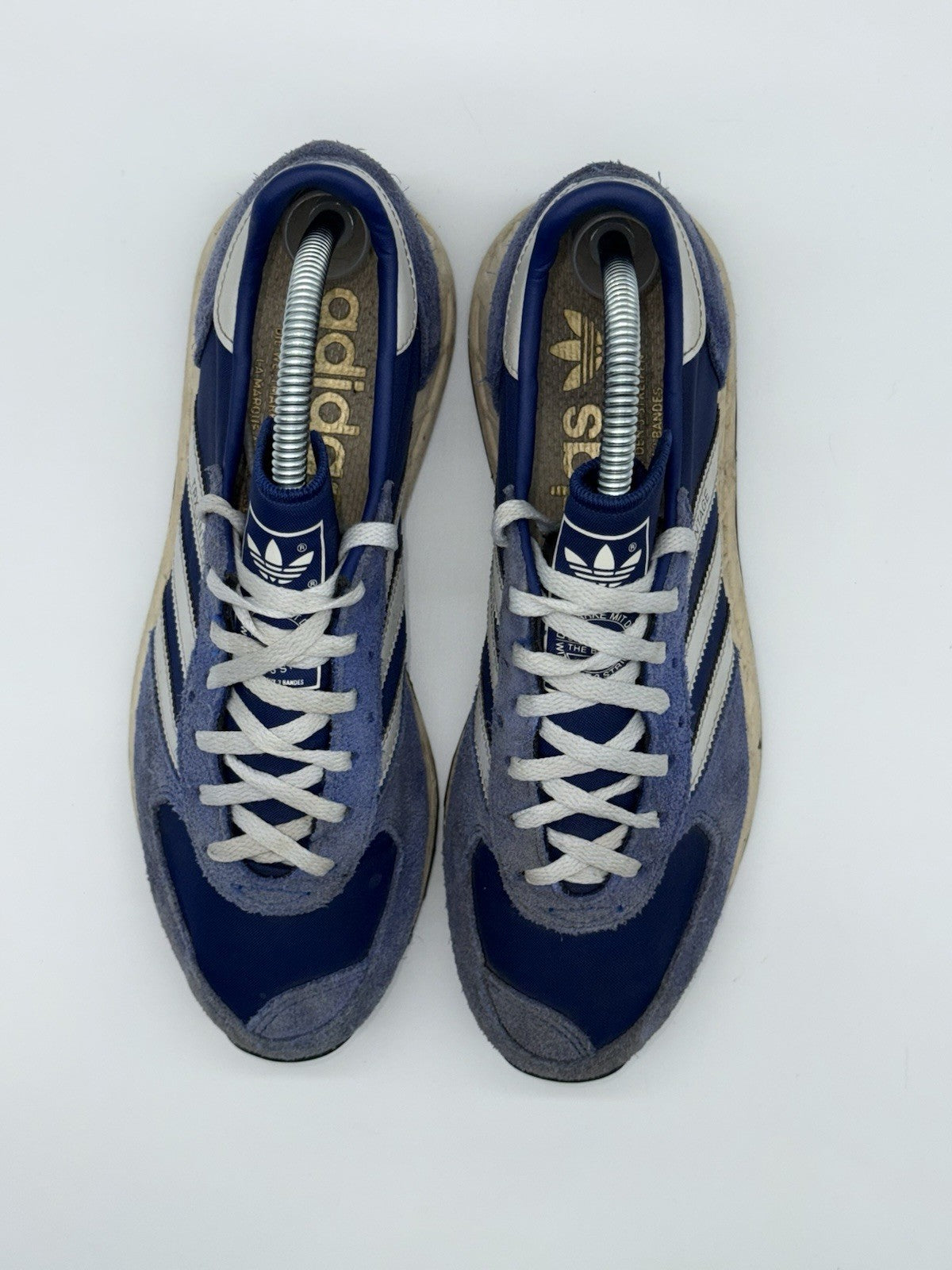 (2022) Adidas Originals TRX Vintage Blue x Cream x White Retro Trainers UK 6