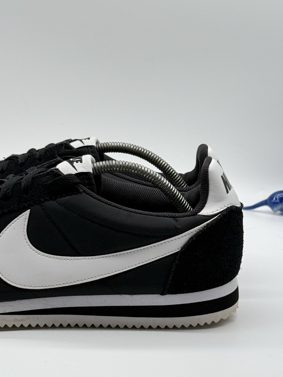 (2017) Nike Classic Cortez Nylon OG Vintage - Black White - Size UK 11 (EU 46)
