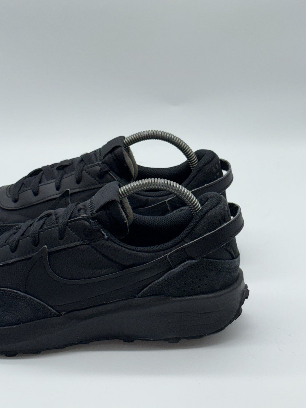 Nike Waffle Debut 'Triple Black' (2022) – UK 7.5