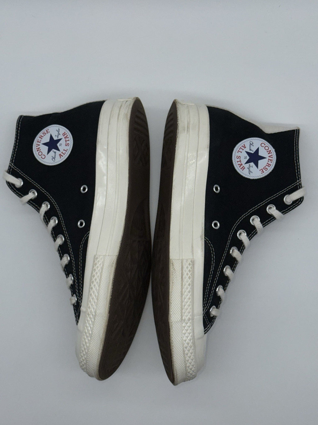 Comme des Garcons Play x Converse Chuck 70 High Red Heart Black Size UK 9
