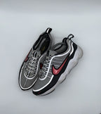 Nike Air Zoom Spiridon SP Metallic Silver Sport Red Men’s Retro Trainers UK 7