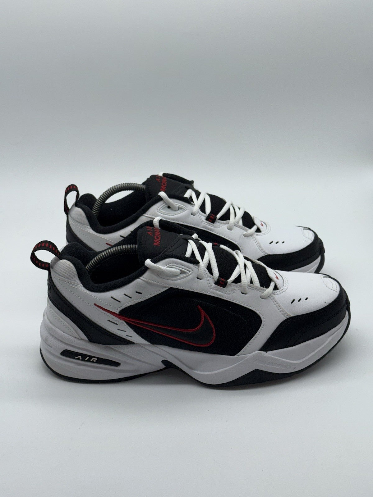 Nike Air Monarch IV 'White x Black x Red' (2023) – UK 9