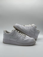 Nike Air Force 1 '07 Low Triple White Size 8 UK